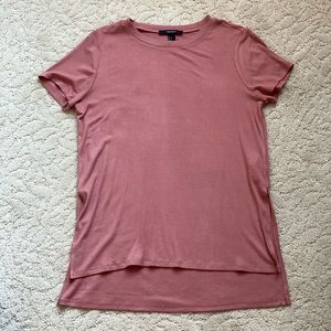 high low short sleeve top